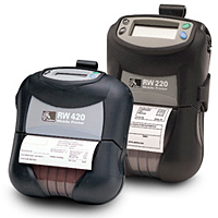 Zebra RW 420/RW 220 /thermal Portable Printer (105143, 105144)