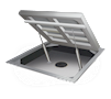 AutoLift HE Hostile Environmental Stainless Steel Low-Profile Lift Floor Scales